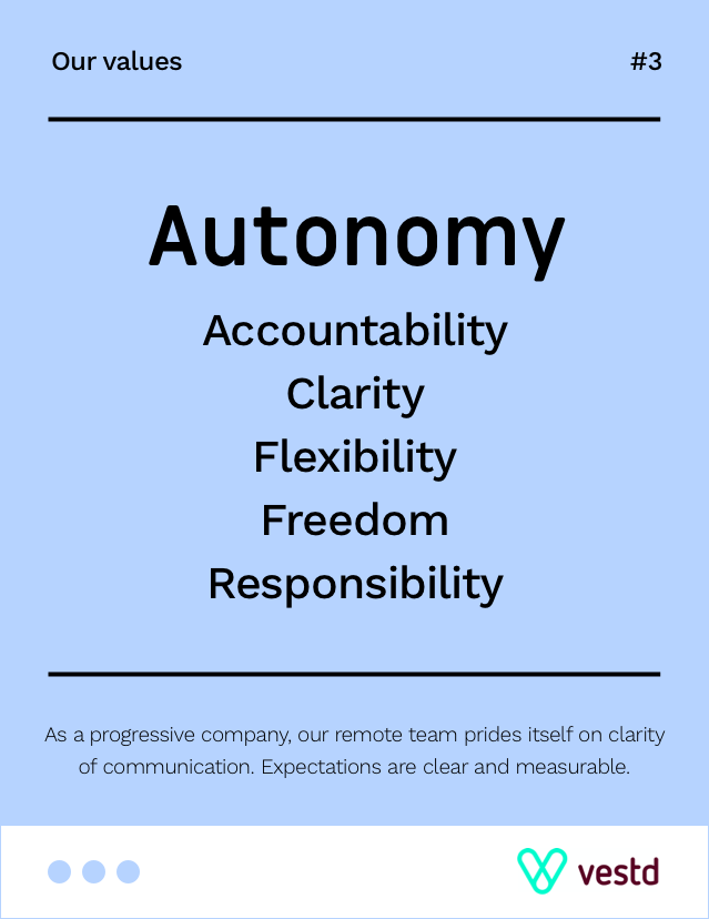 Autonomy
